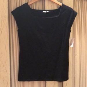 Black GAP Factory top with square neckline